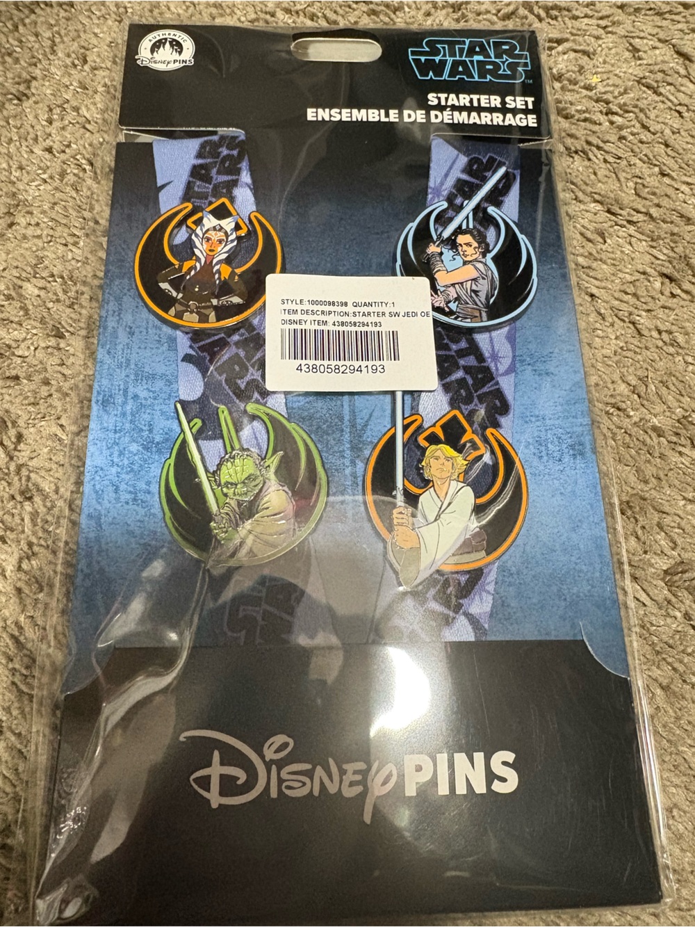 Disney Star Wars Enamel Pin starter Set